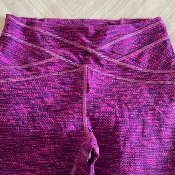 Lululemon Athletica Purple & Pink Cropped Leggings - Picture 2 of 8